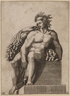 KG 00054
<br/>
Mannelijk naakt op sokkel
<br/>
<em>Scultori, Adamo (ca. 1530-1585)</em>